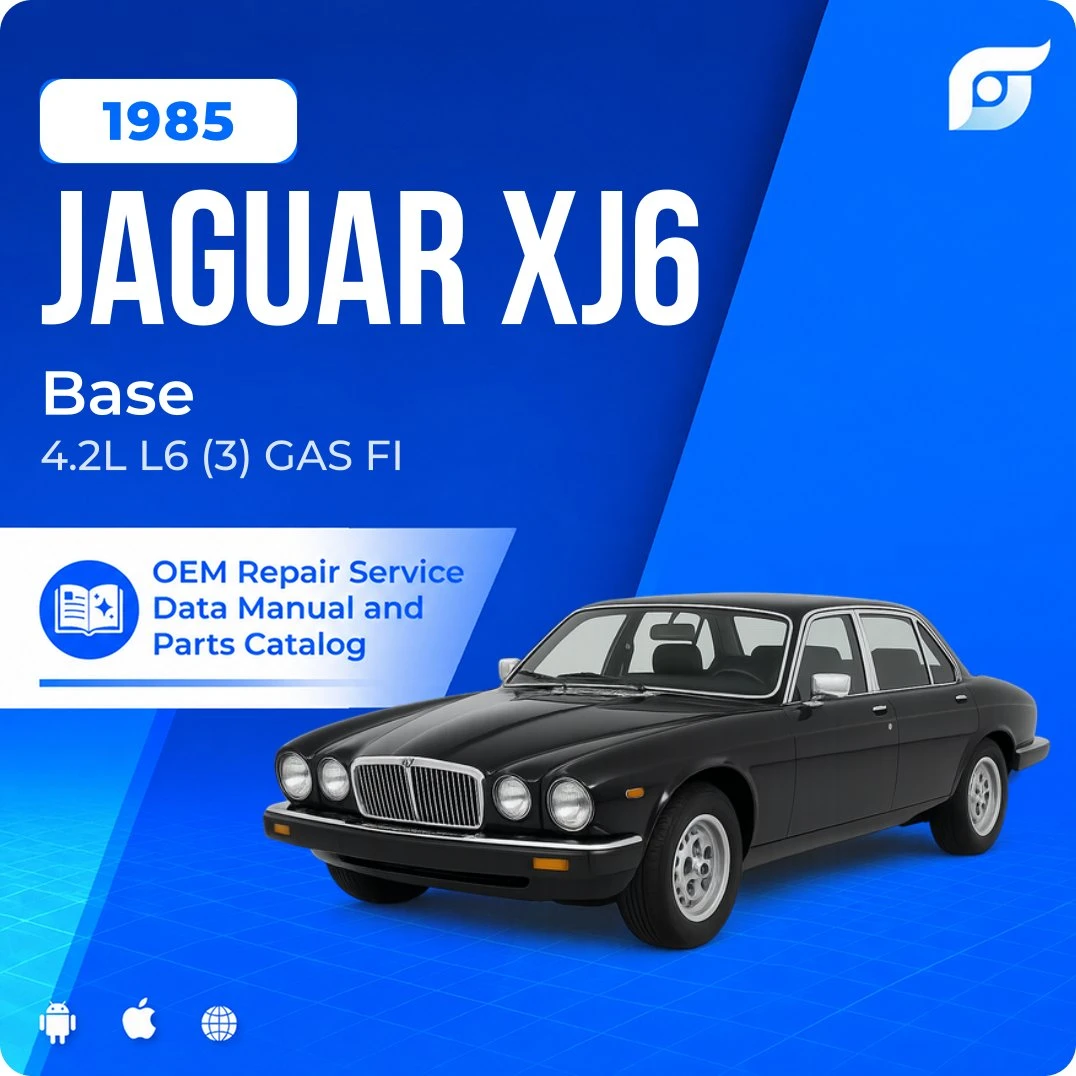 1985 Jaguar XJ6 Base - OEM Repair Service Manual
