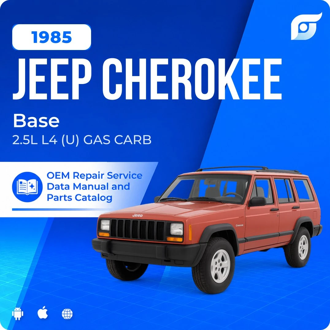 1985 Jeep Cherokee Base - OEM Repair Service Manual