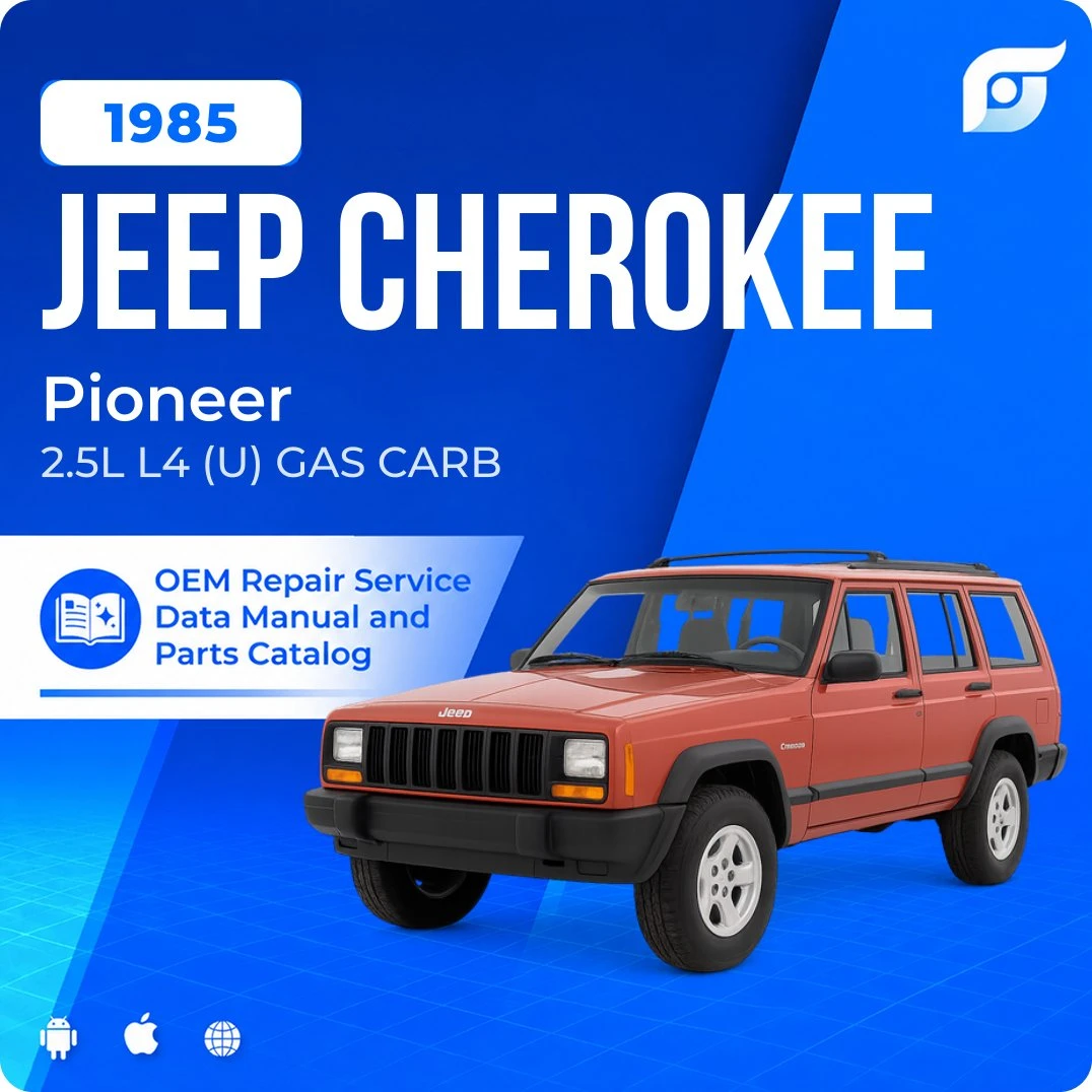 1985 Jeep Cherokee Pioneer - OEM Repair Service Manual