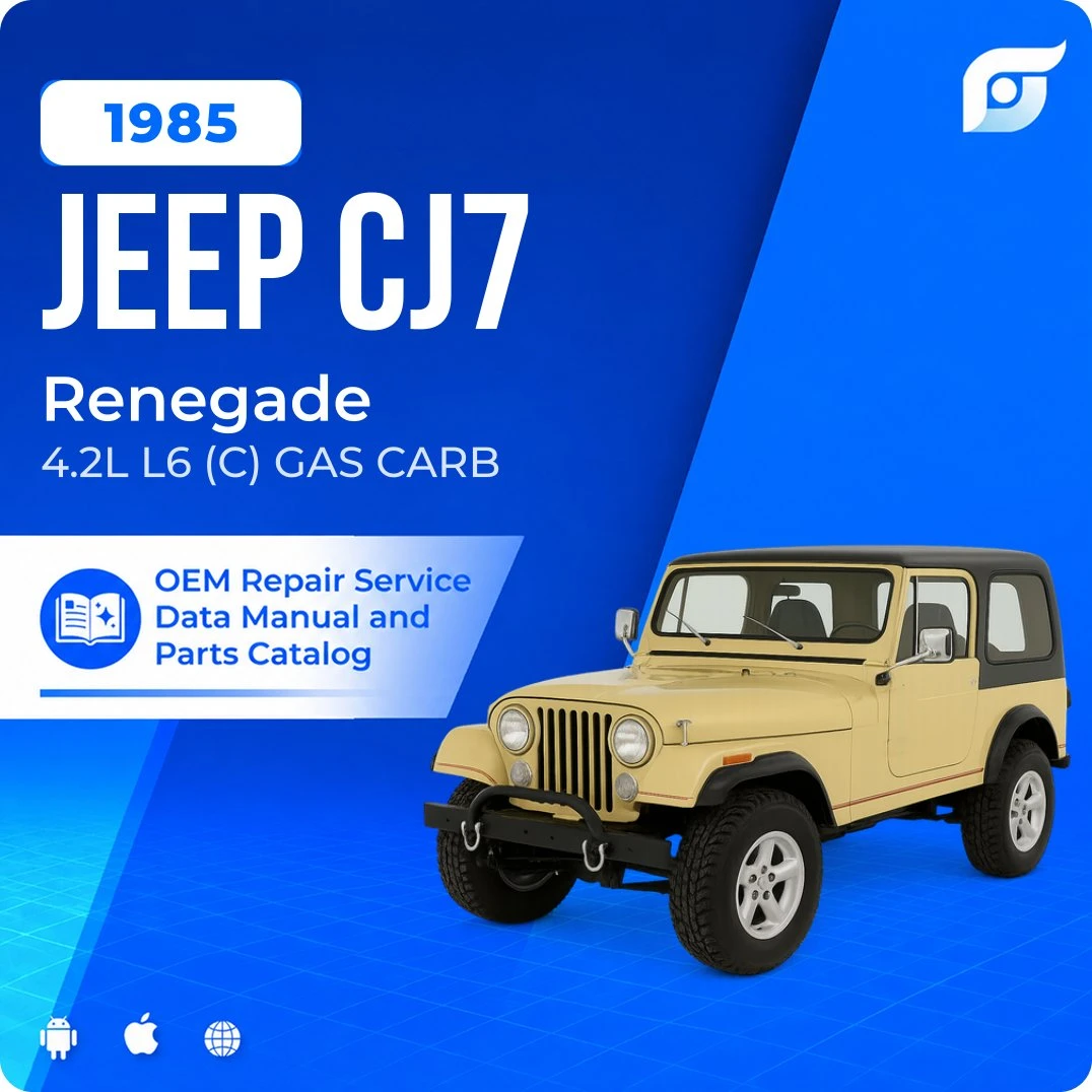 1985 Jeep CJ7 Renegade - OEM Repair Service Manual