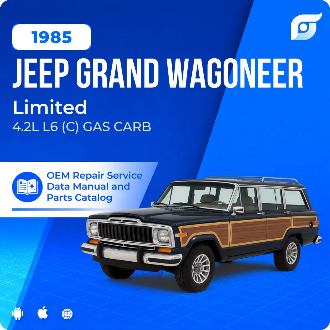 1985 Jeep Grand Wagoneer Limited - OEM Repair Service Manual