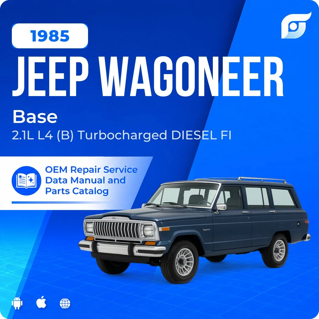 1985 Jeep Wagoneer Base - OEM Repair Service Manual