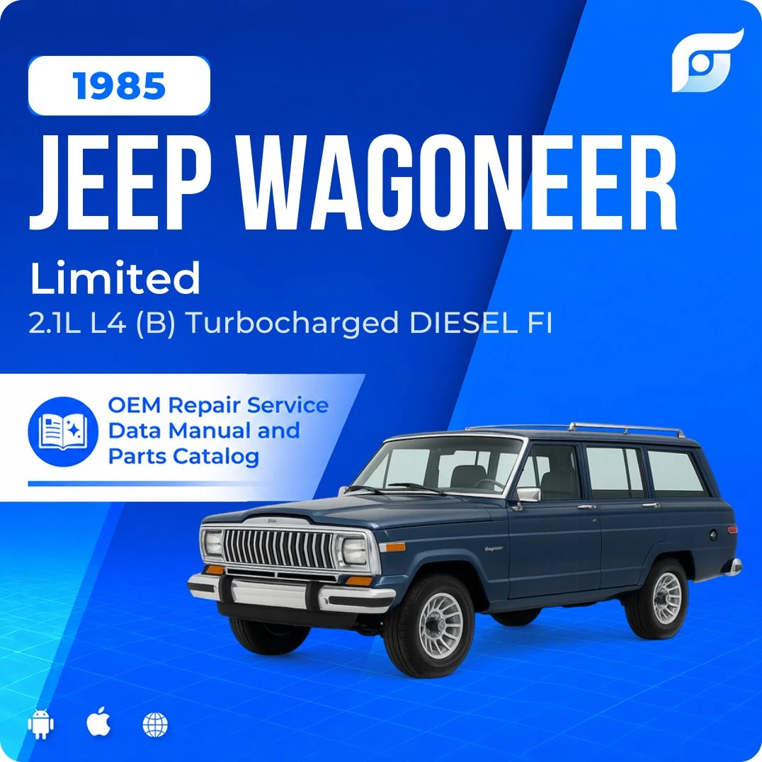 1985 Jeep Wagoneer Limited - OEM Repair Service Manual