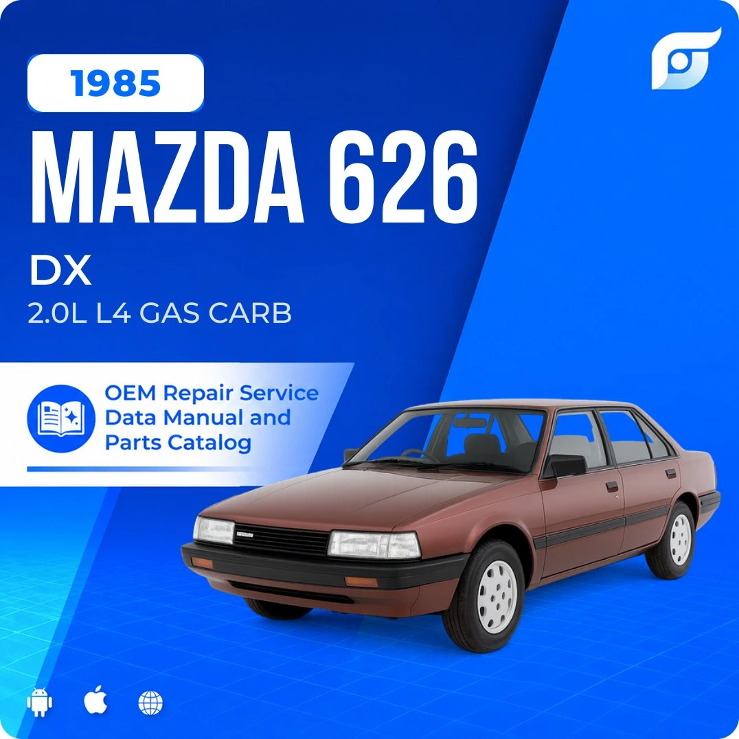 1985 Mazda 626 DX - OEM Repair Service Manual