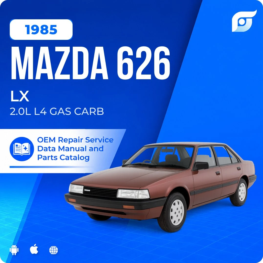 1985 Mazda 626 LX - OEM Repair Service Manual