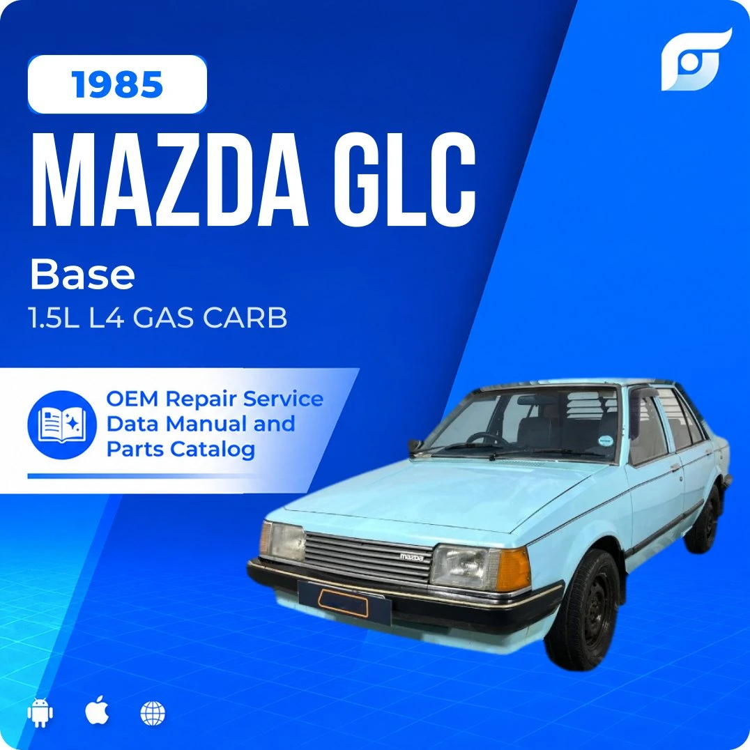 1985 Mazda GLC Base - OEM Repair Service Manual