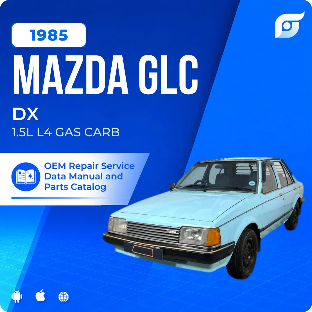 1985 Mazda GLC DX - OEM Repair Service Manual