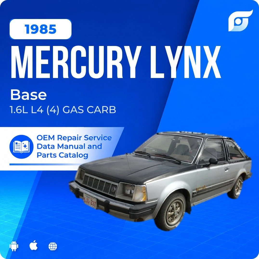1985 Mercury Lynx Base - OEM Repair Service Manual