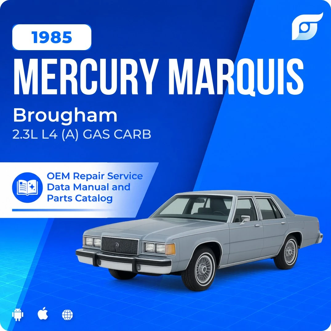1985 Mercury Marquis Brougham - OEM Repair Service Manual