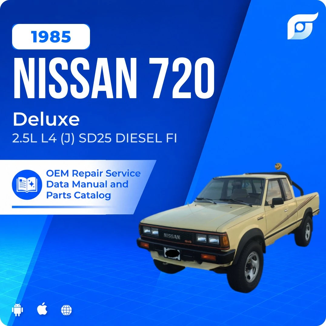 1985 Nissan 720 Deluxe - OEM Repair Service Manual