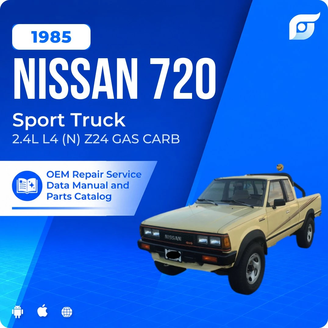 1985 Nissan 720 Sport Truck - OEM Repair Service Manual