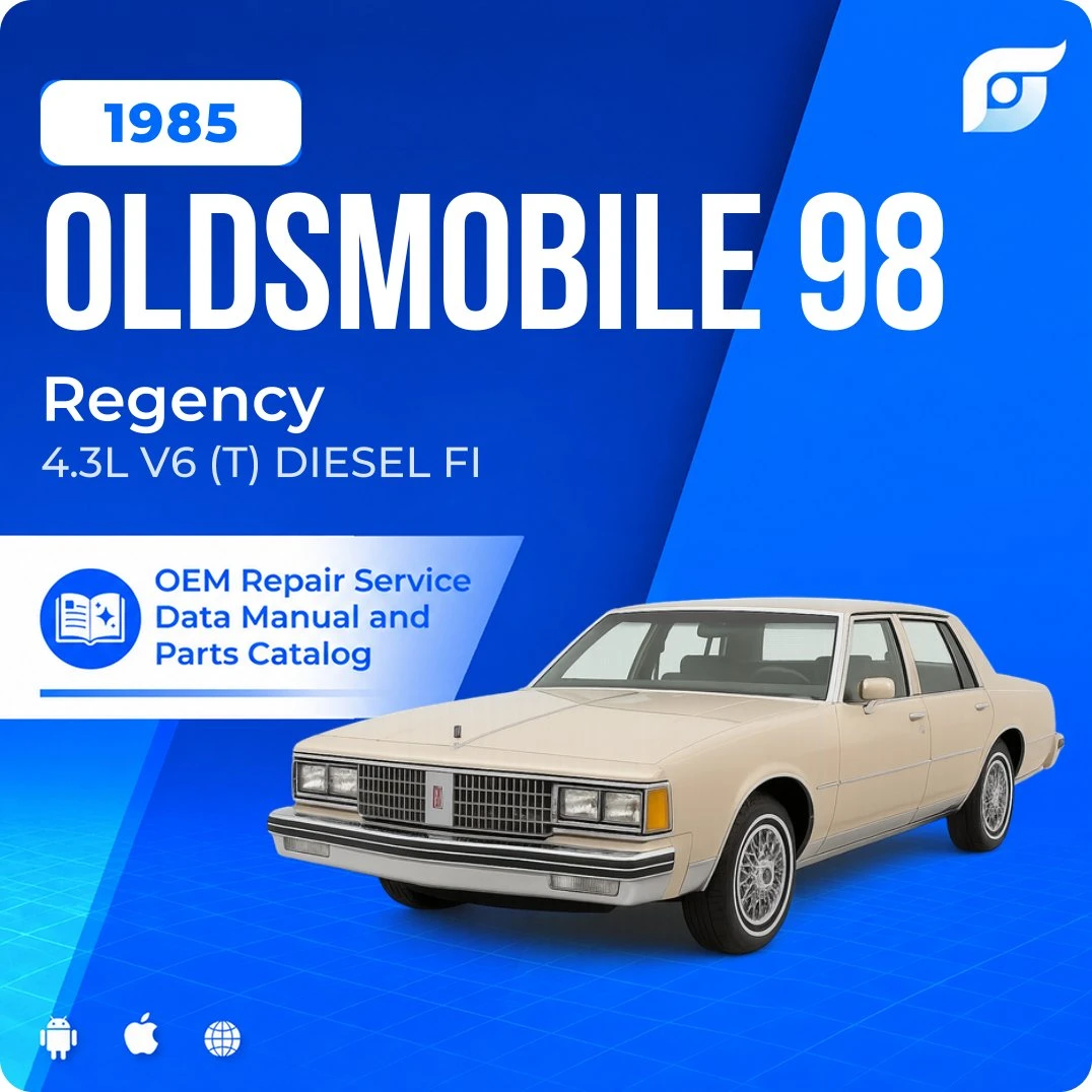 1985 Oldsmobile 98 Regency - OEM Repair Service Manual