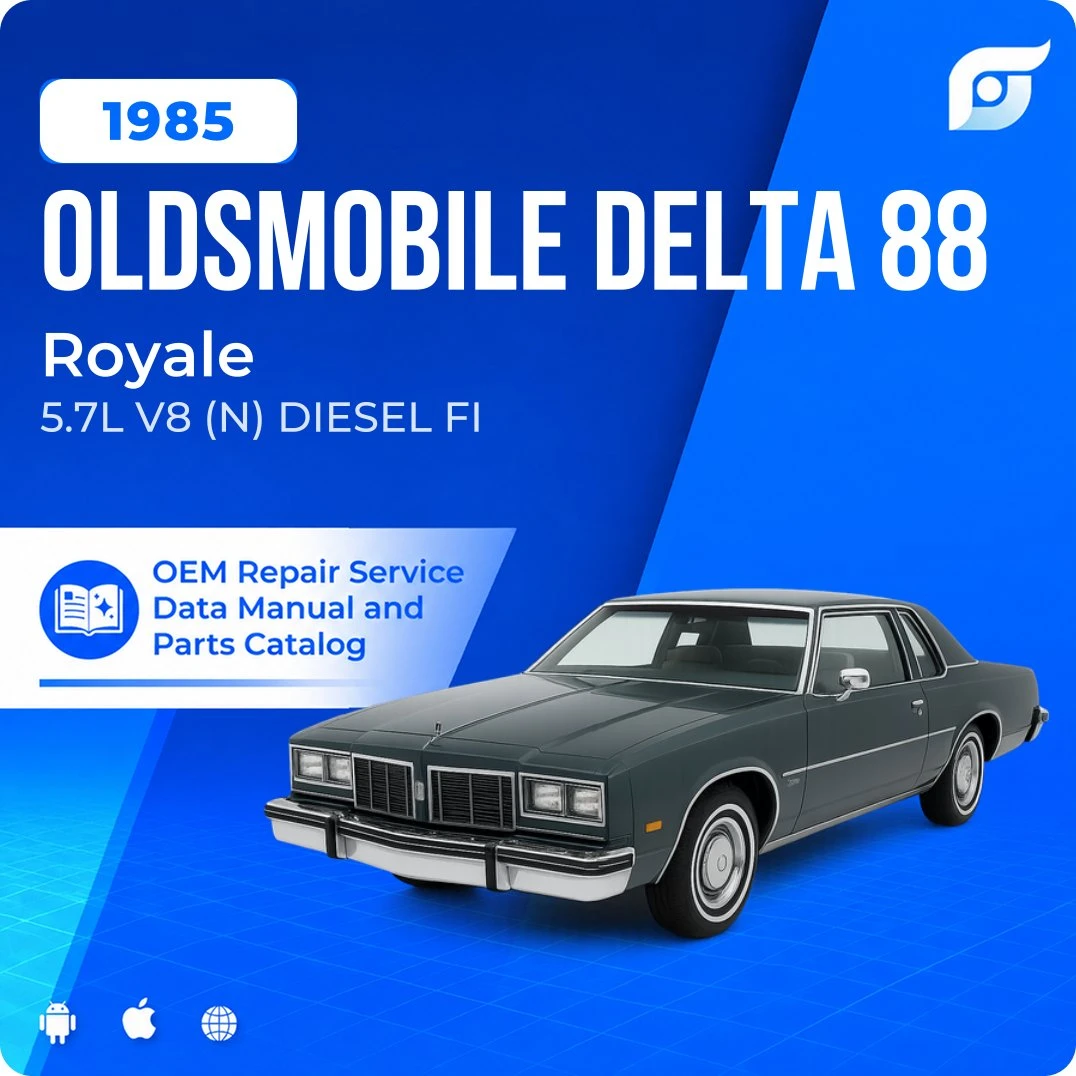 1985 Oldsmobile Delta 88 Royale - OEM Repair Service Manual