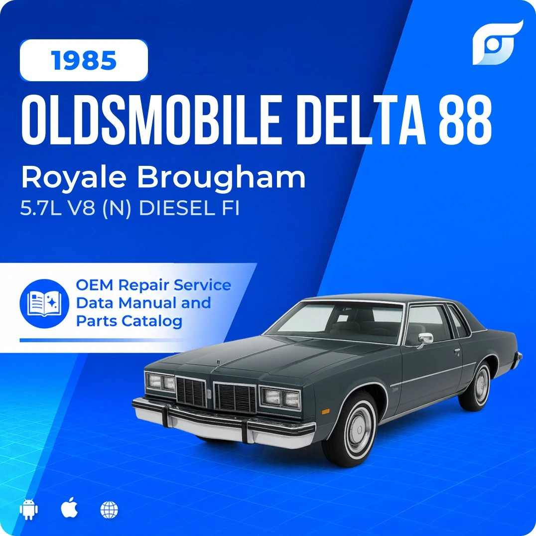 1985 Oldsmobile Delta 88 Royale Brougham - OEM Repair Service Manual