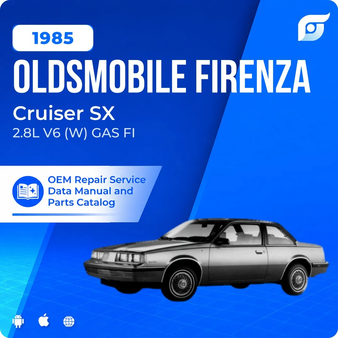 1985 Oldsmobile Firenza Cruiser SX - OEM Repair Service Manual
