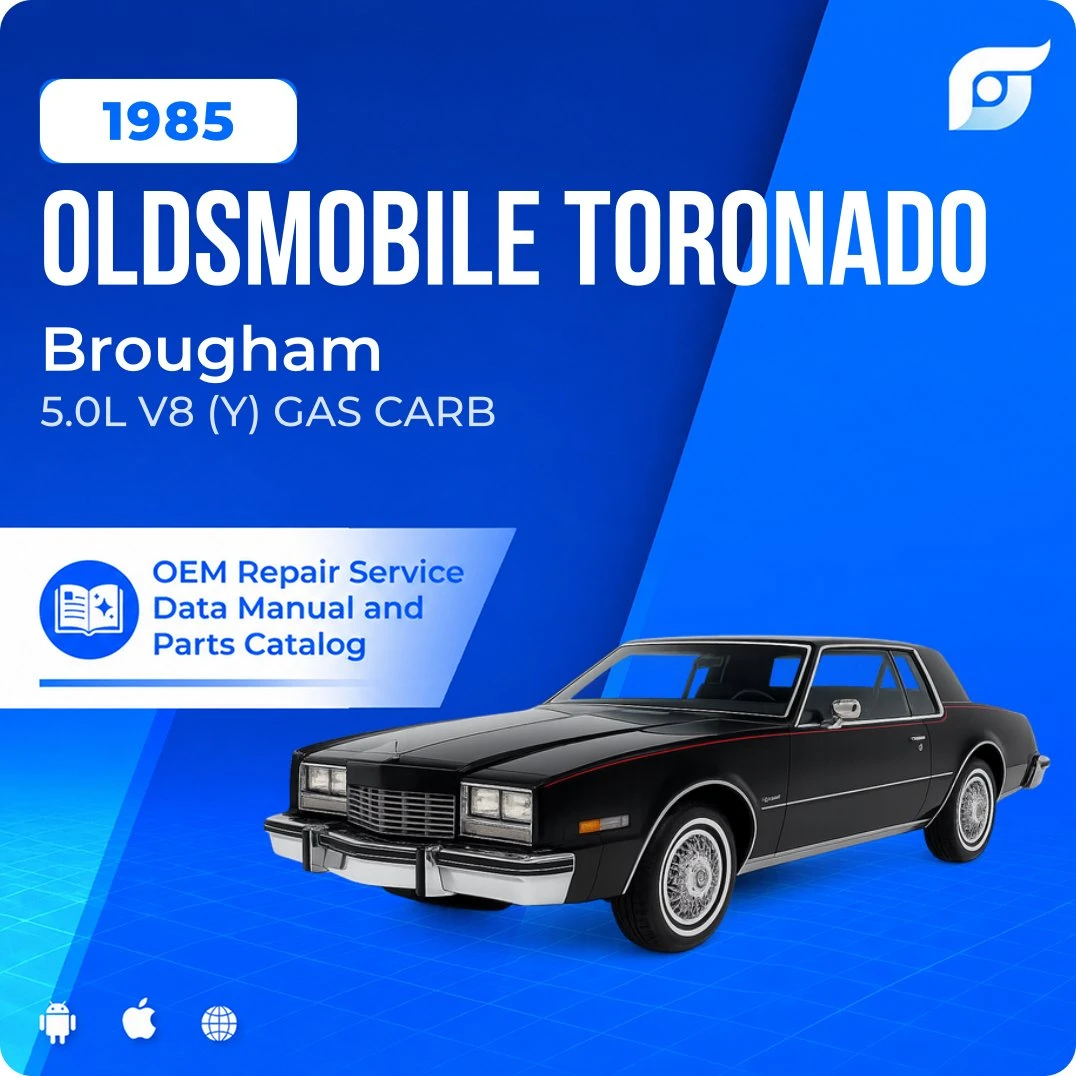 1985 Oldsmobile Toronado Brougham - OEM Repair Service Manual