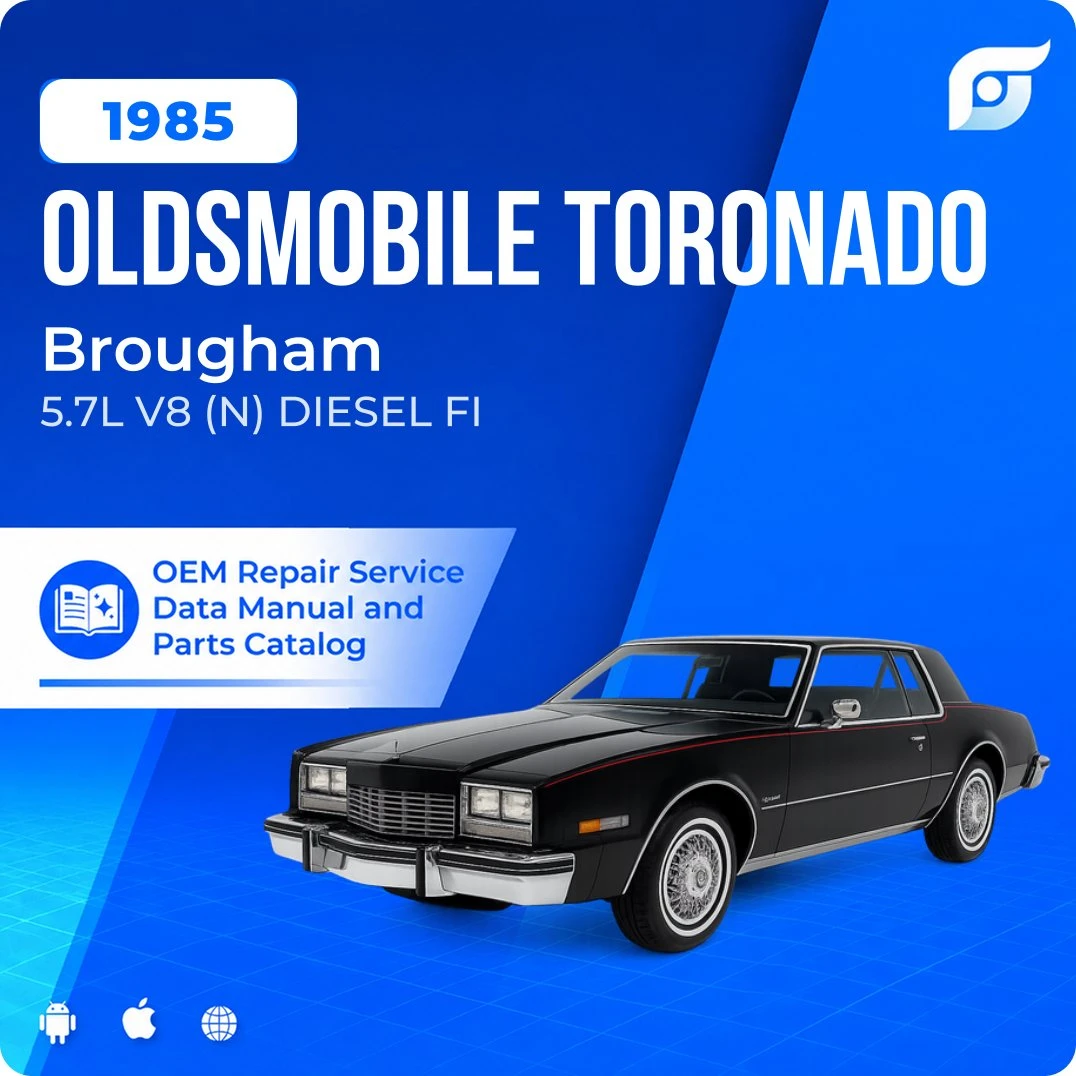 1985 Oldsmobile Toronado Brougham - OEM Repair Service Manual