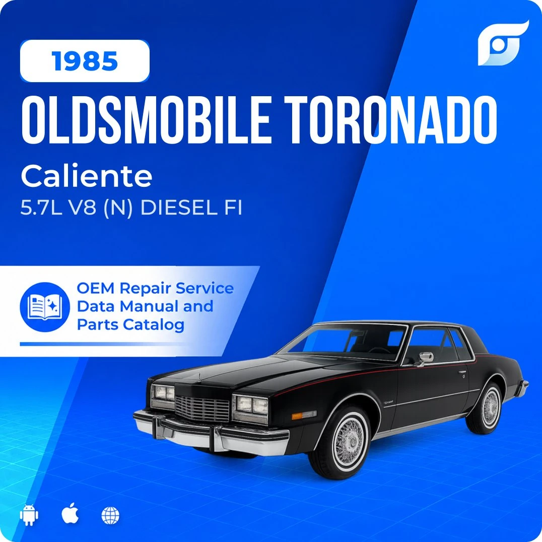 1985 Oldsmobile Toronado Caliente - OEM Repair Service Manual