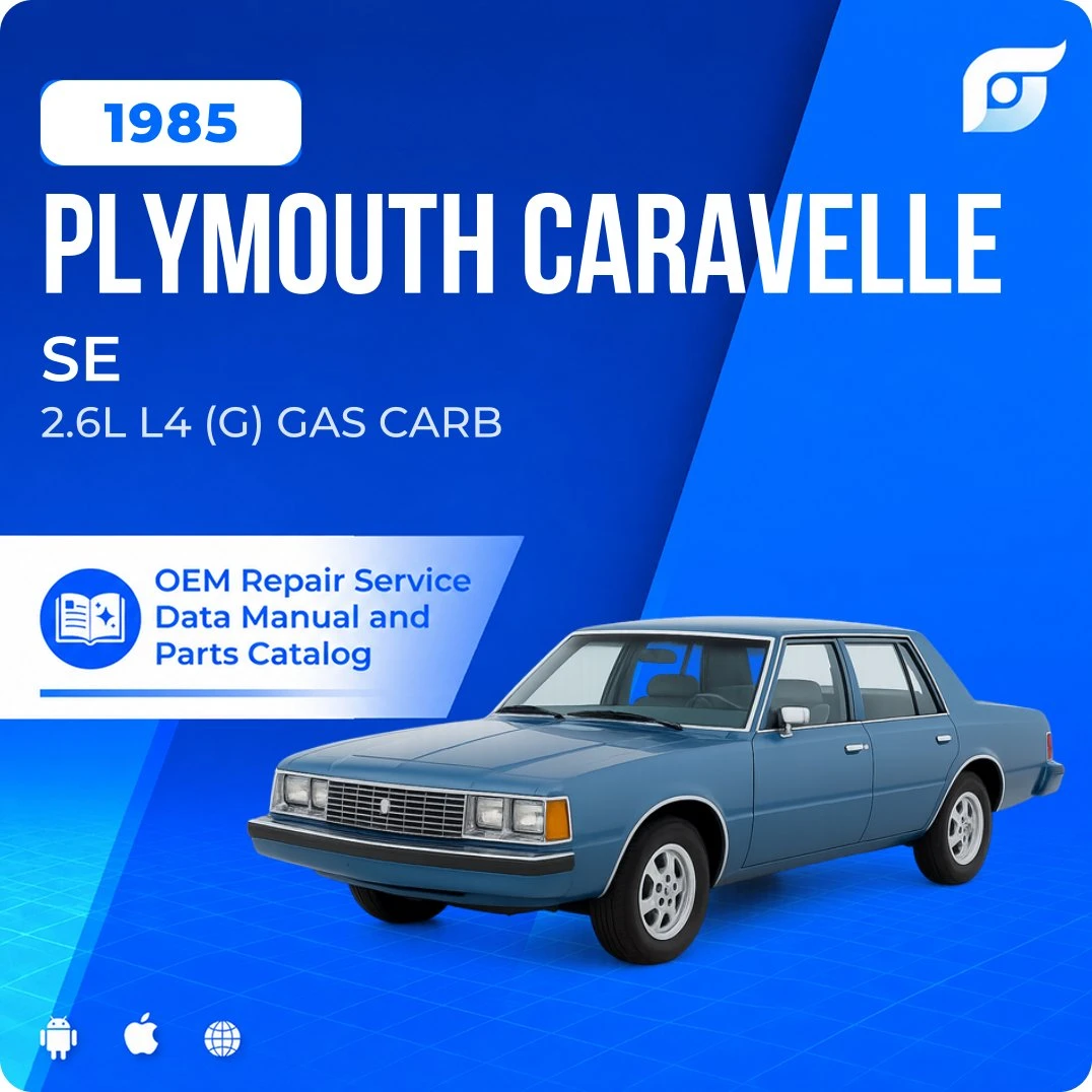 1985 Plymouth Caravelle SE - OEM Repair Service Manual