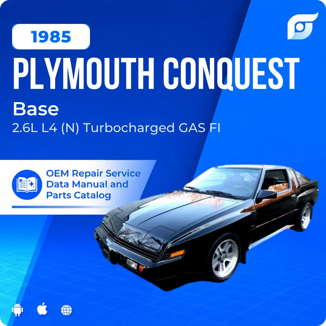 1985 Plymouth Conquest Base - OEM Repair Service Manual