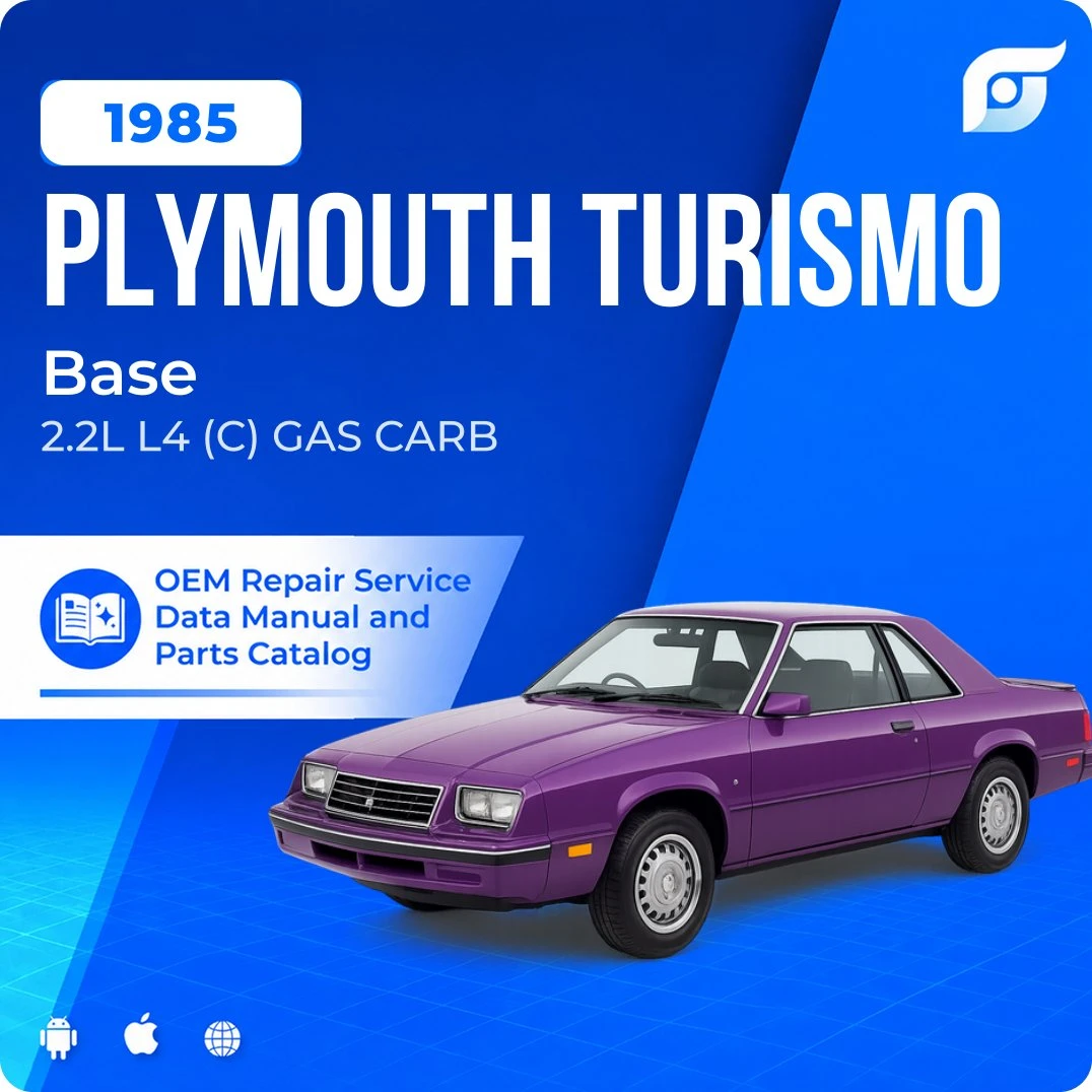1985 Plymouth Turismo Base - OEM Repair Service Manual