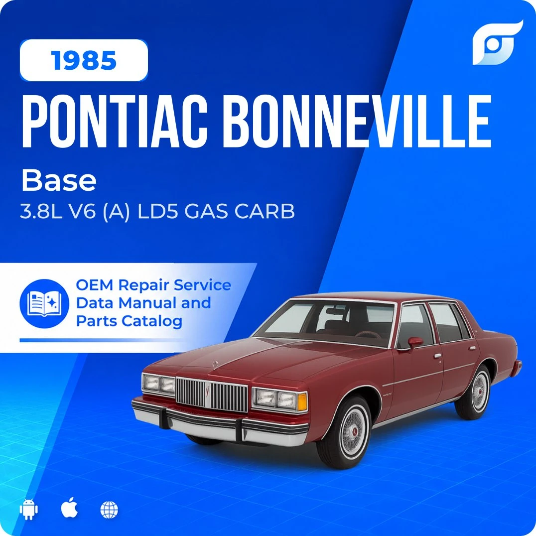 1985 Pontiac Bonneville Base - OEM Repair Service Manual