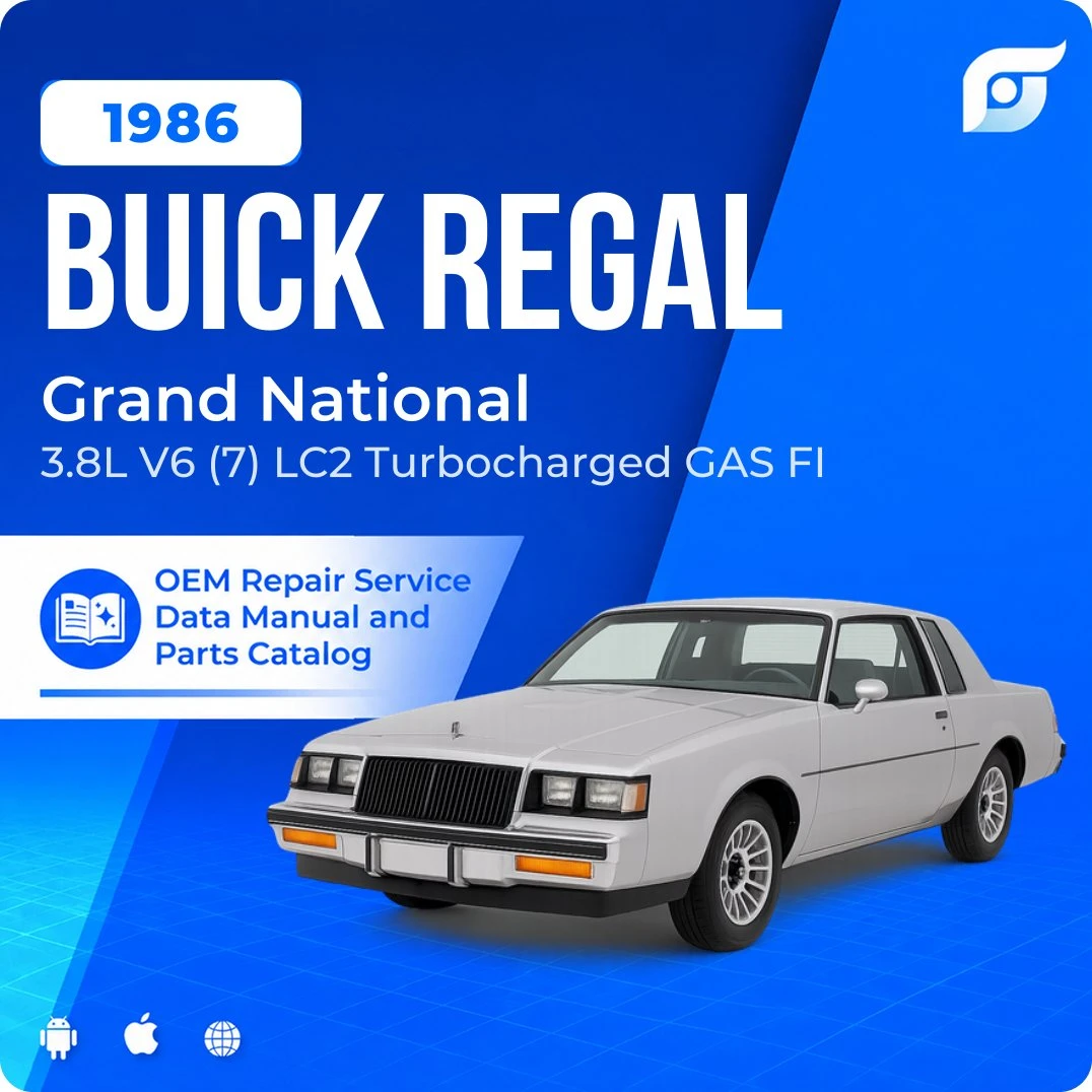 1986 Buick Regal Grand National - OEM Repair Service Manual