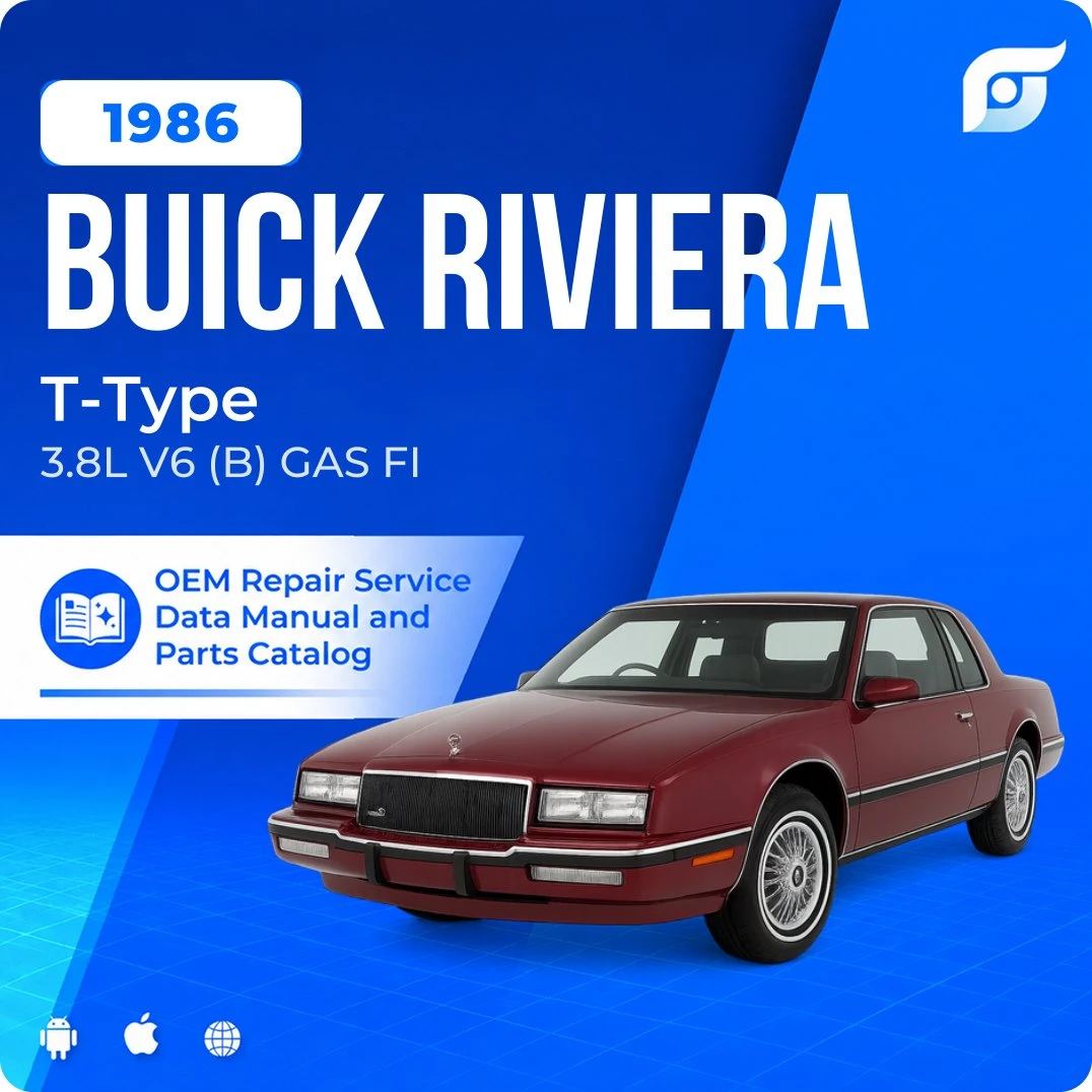 1986 Buick Riviera T-Type - OEM Repair Service Manual