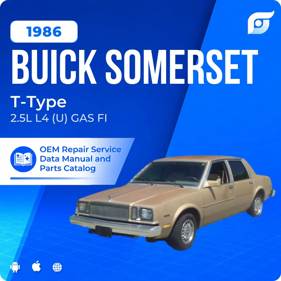 1986 Buick Somerset T-Type - OEM Repair Service Manual