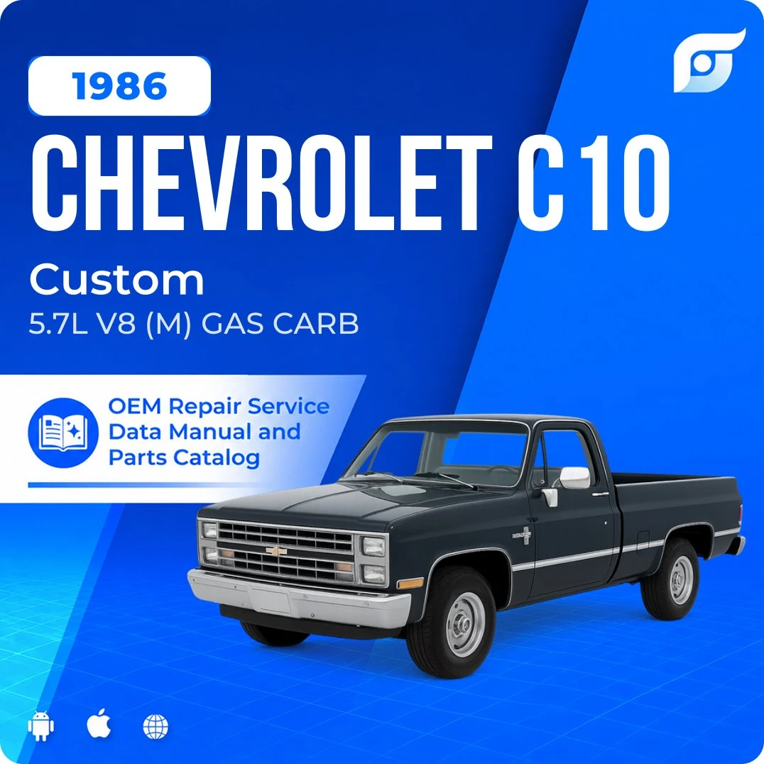 1986 Chevrolet C10 Custom - OEM Repair Service Manual