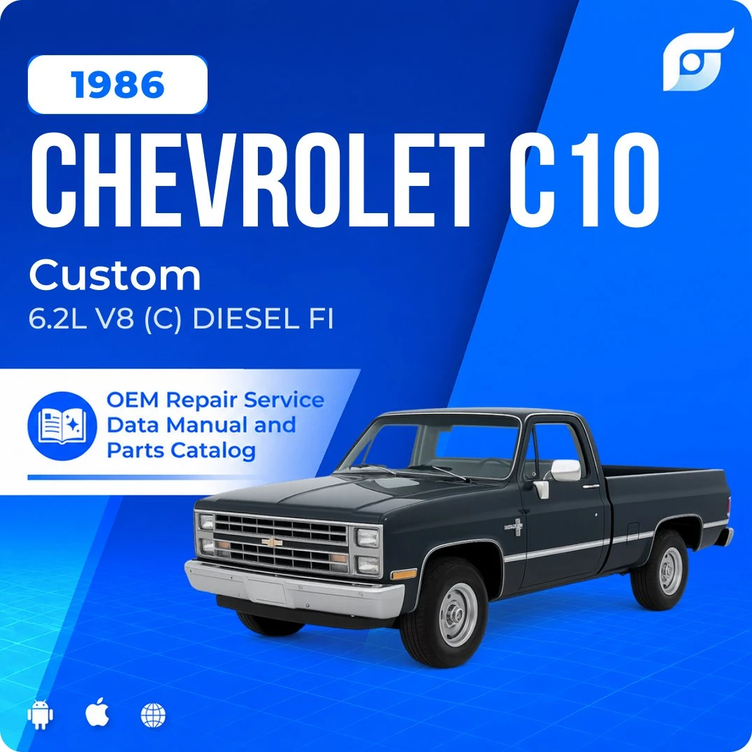1986 Chevrolet C10 Custom - OEM Repair Service Manual