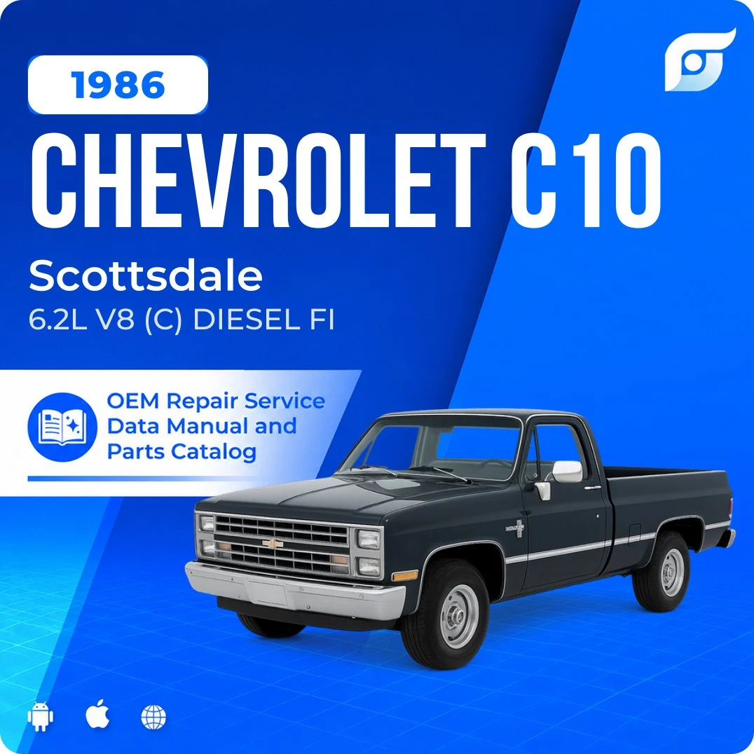 1986 Chevrolet C10 Scottsdale - OEM Repair Service Manual