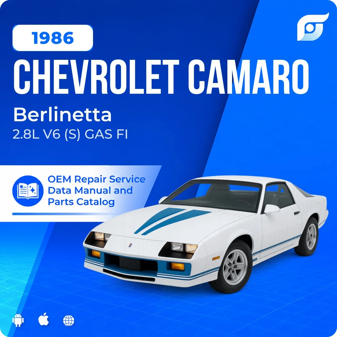 1986 Chevrolet Camaro Berlinetta - OEM Repair Service Manual
