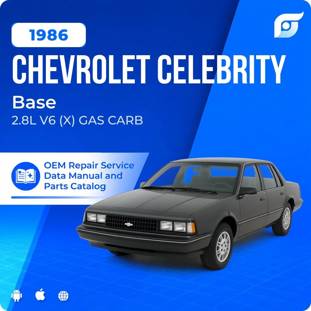 1986 Chevrolet Celebrity Base - OEM Repair Service Manual