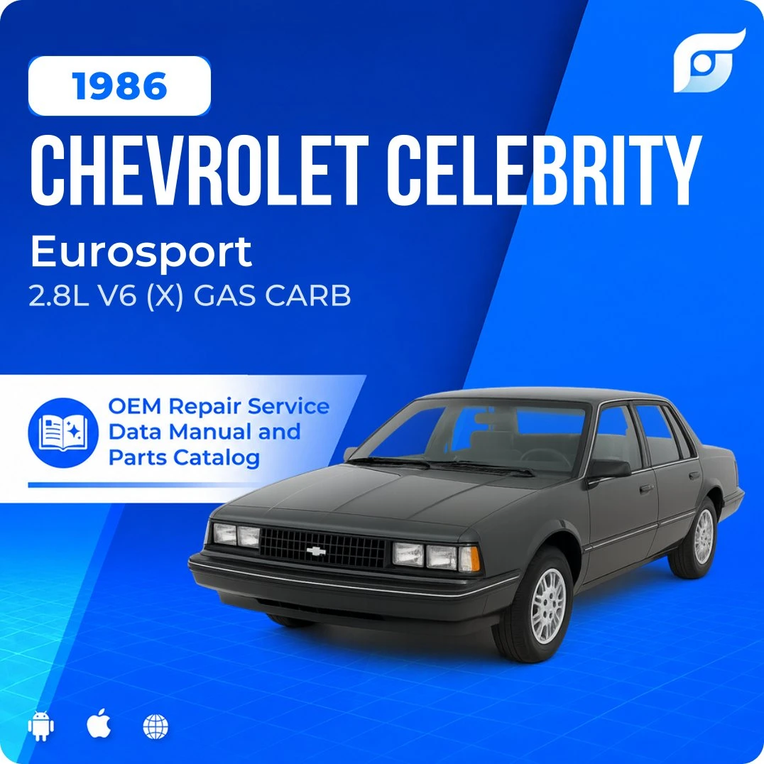 1986 Chevrolet Celebrity Eurosport - OEM Repair Service Manual