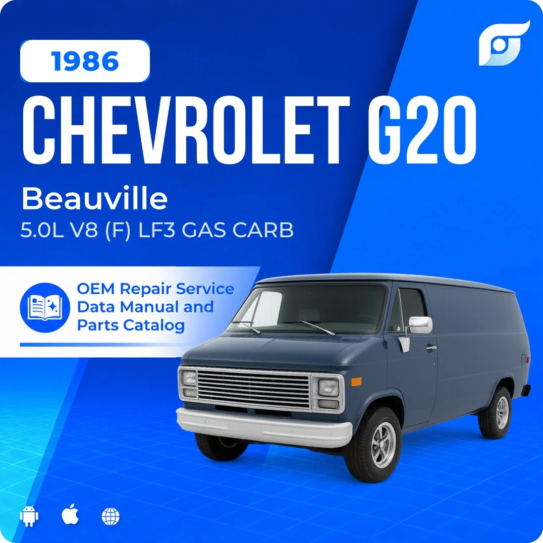 1986 Chevrolet G20 Beauville - OEM Repair Service Manual