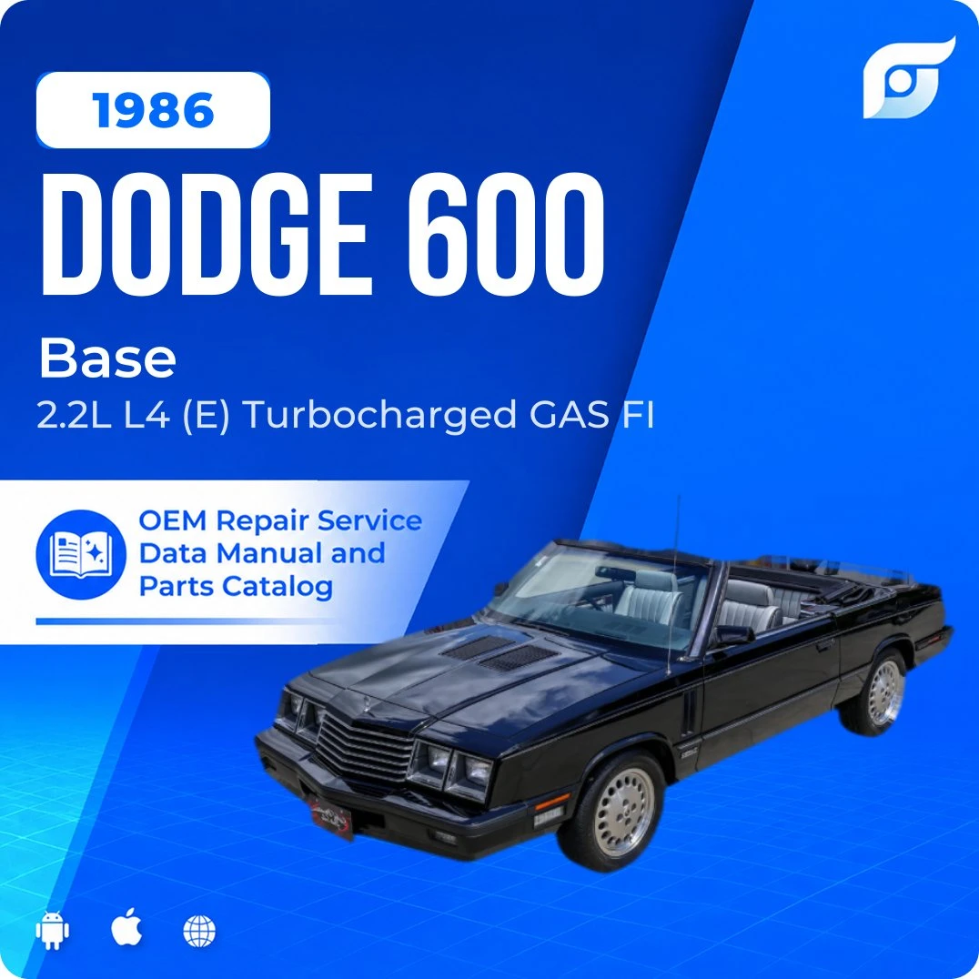 1986 Dodge 600 Base - OEM Repair Service Manual