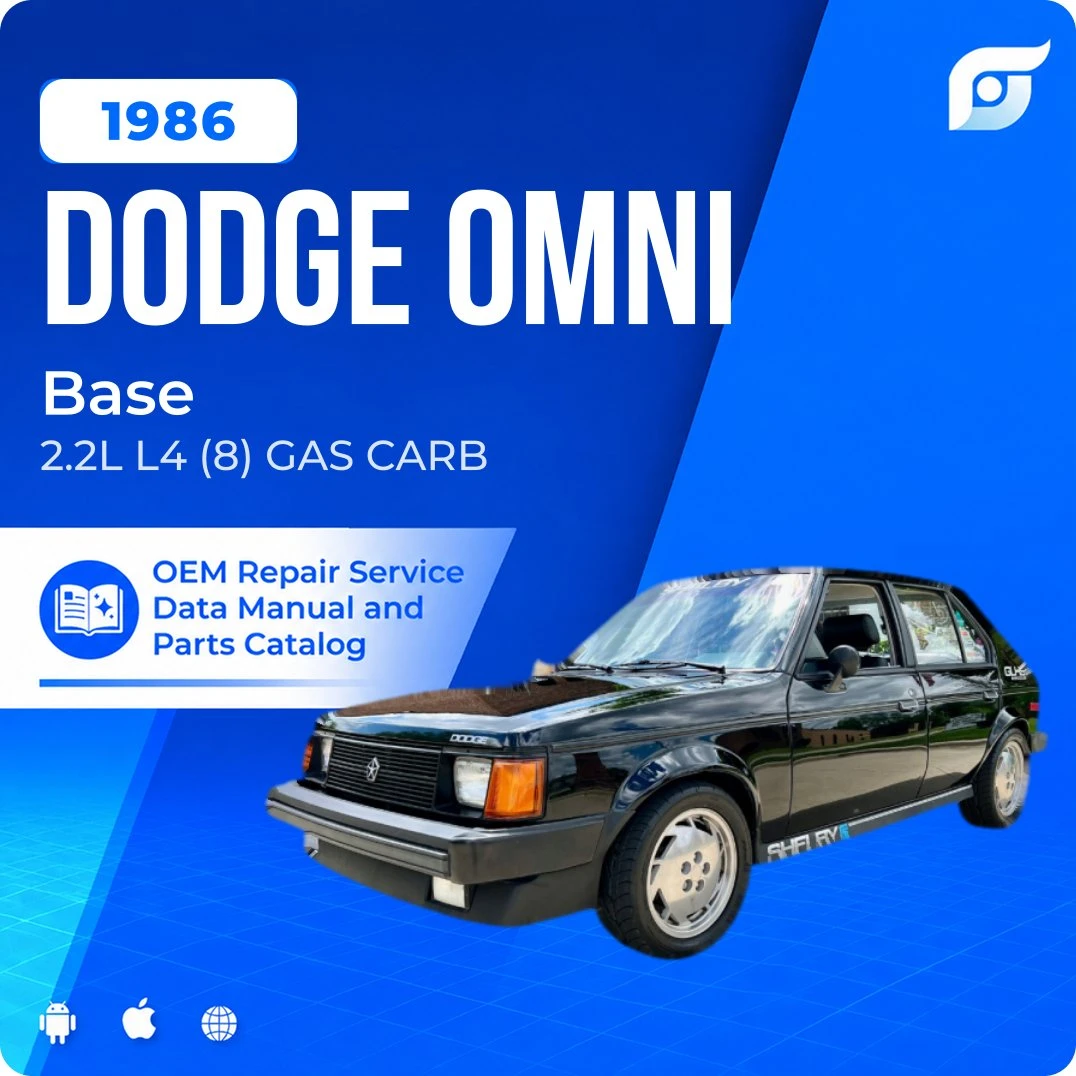1986 Dodge Omni Base - OEM Repair Service Manual