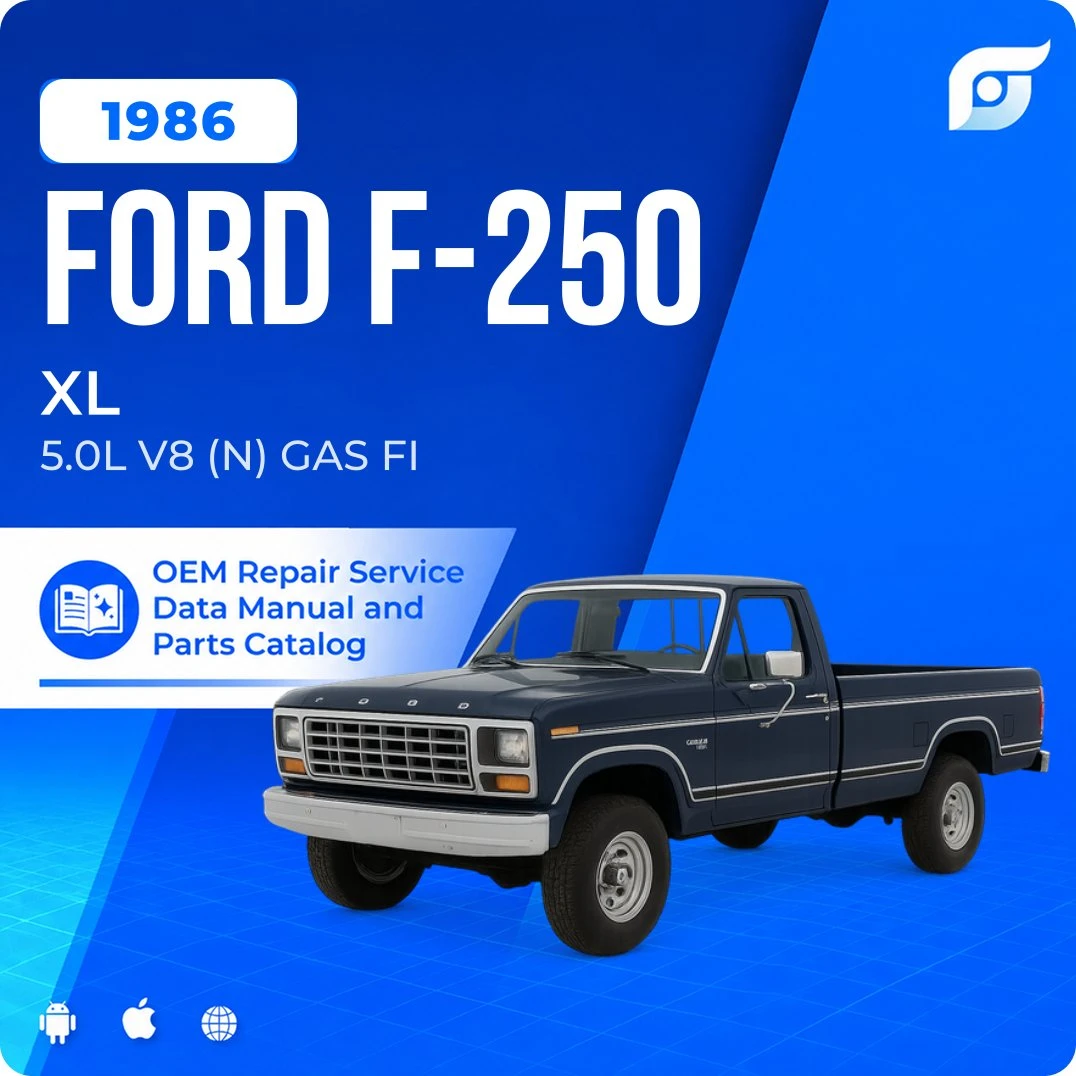 1986 Ford F-250 XL - OEM Repair Service Manual