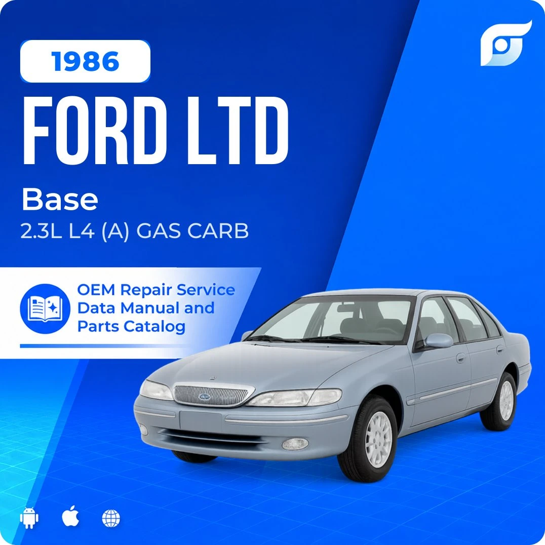 1986 Ford LTD Base - OEM Repair Service Manual