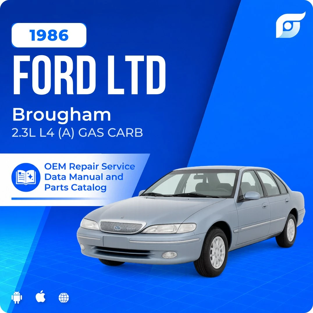 1986 Ford LTD Brougham - OEM Repair Service Manual