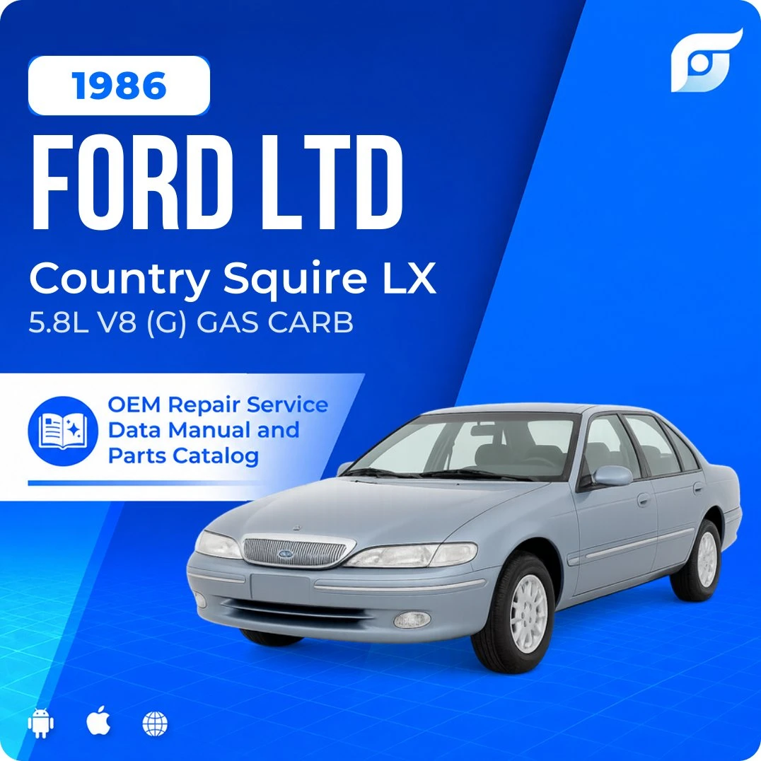 1986 Ford LTD Country Squire LX - OEM Repair Service Manual