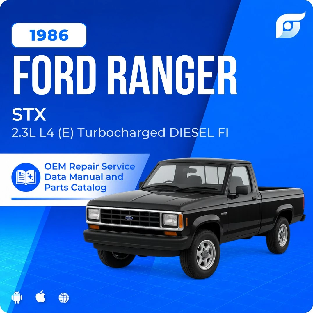 1986 Ford Ranger STX - OEM Repair Service Manual