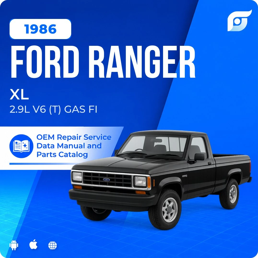 1986 Ford Ranger XL - OEM Repair Service Manual
