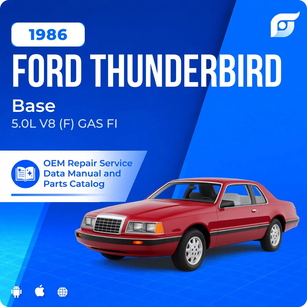 1986 Ford Thunderbird Base - OEM Repair Service Manual