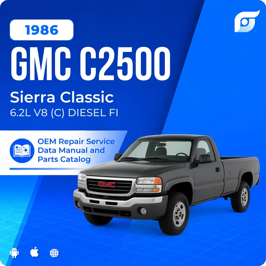 1986 GMC C2500 Sierra Classic - OEM Repair Service Manual