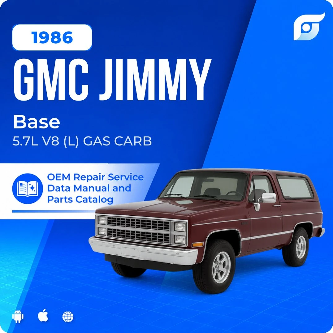 1986 GMC Jimmy Base - OEM Repair Service Manual