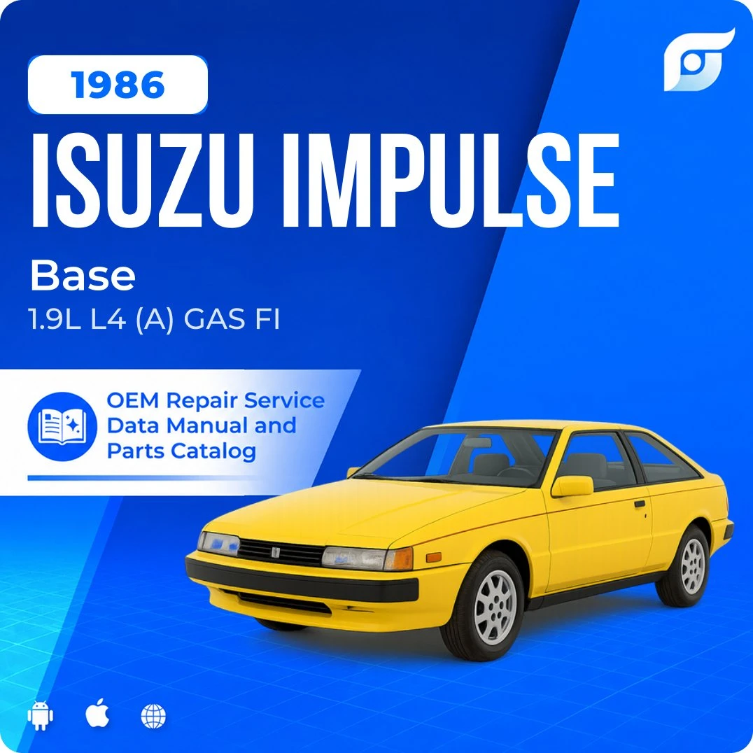 1986 Isuzu Impulse Base - OEM Repair Service Manual