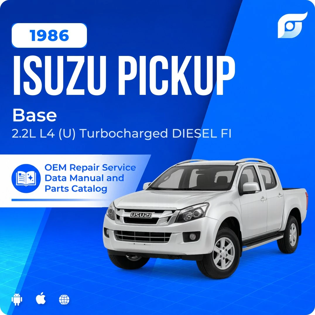 1986 Isuzu Pickup Base - OEM Repair Service Manual