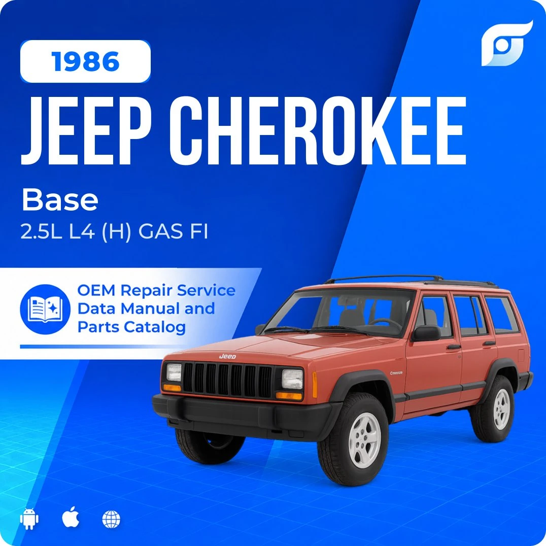 1986 Jeep Cherokee Base - OEM Repair Service Manual
